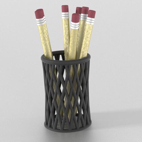 Pencil Cup and Pencils preview image